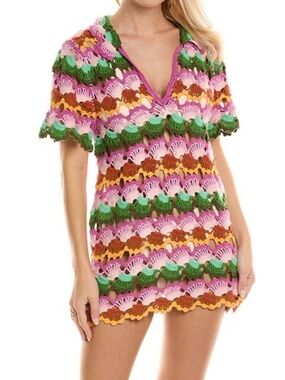 Farm Rio Crochet Dress